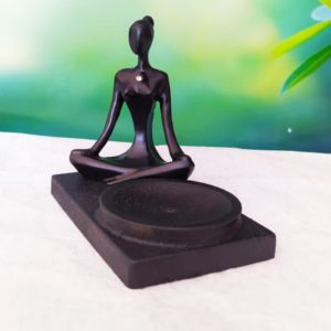 Incensário Yoga com Cristal