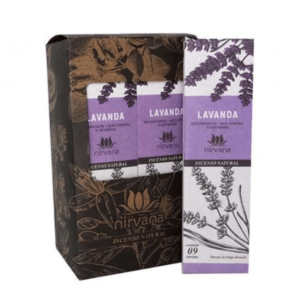 Incenso Nirvana Natural Lavanda Reconforto e Age Contra o Estresse