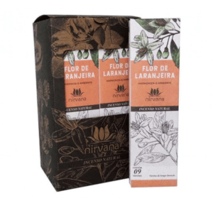 Incenso Nirvana Natural Flor de Laranjeira Harmoniza o Ambiente