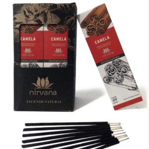 Incenso Nirvana Natural Canela Atrai Dinheiro e Prosperidade