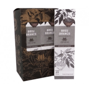 Incenso Nirvana Natural Breu Branco Elevação Espiritual