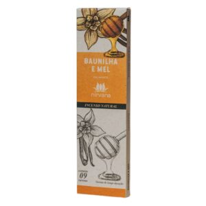 Incenso Nirvana Natural Baunilha e Mel Calmante