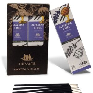 Incenso Nirvana Natural Alfazema e Mel Abre caminho